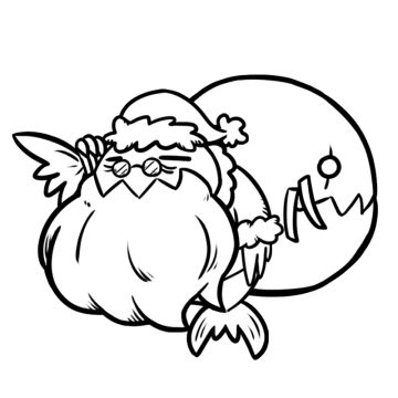 圣诞活动画新鲲，《开局一只鲲》更新情报！