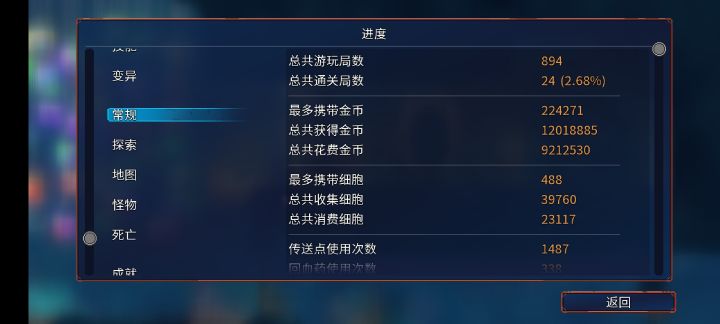 存档大法号，开服到现在就通关24场截图