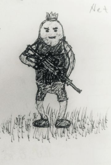 快来一起画香肠