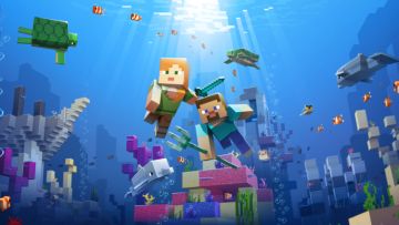 《我的世界》海洋更新来了！畅游海底，嬉戏鱼群，给你一个更大的世界！