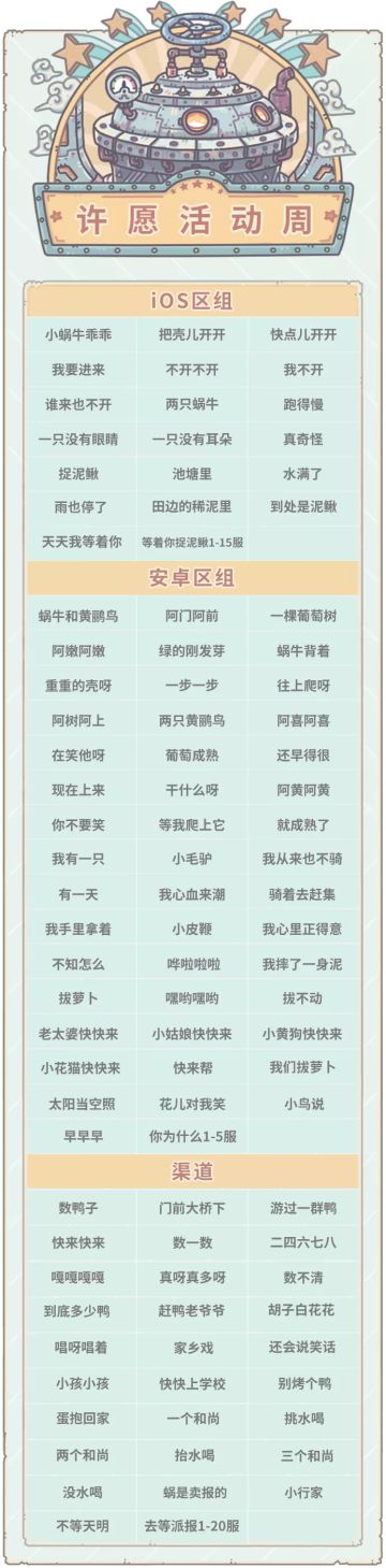 本期活动|1126活动预告，大祈愿之阵开启！