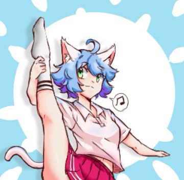 【参与六月同人比赛】猫妹一字马