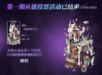 【人气投票应援冠军】桀利