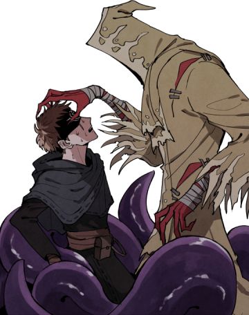 #角虫的腿部挂件#恐惧笼罩时刻（来源：@コツ)