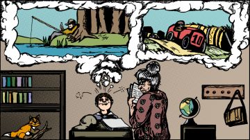 我有一个非常疼爱我的祖母