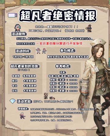 【活动】《超凡者绝密情报》