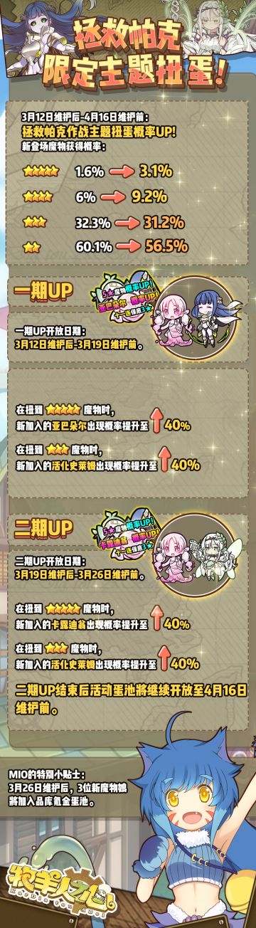 拯救帕克作战活动蛋池概率公布