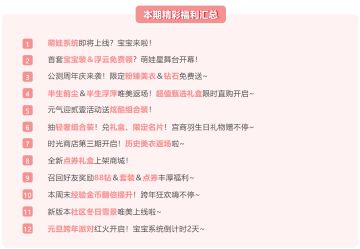 首套宝宝装激萌来袭！公测周年庆限定粉臻美衣＆钻石免费送~