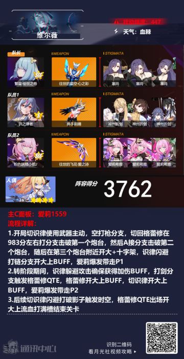 深渊阵容推荐︱爱莉：你有血棘？我有大炮！