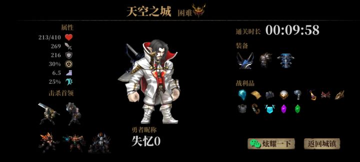 所有护甲都整齐,算不算毕业截图