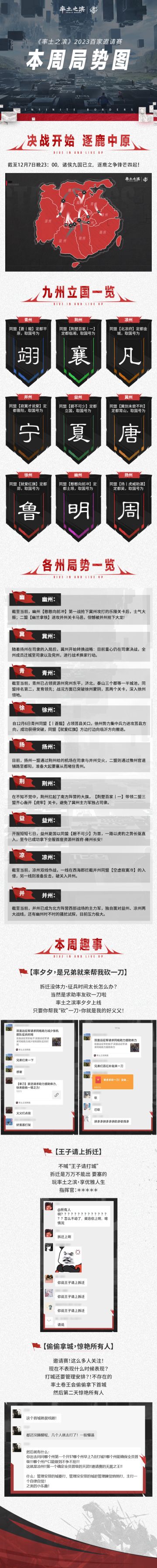 是兄弟就来帮我砍一刀！2023百家邀请赛本周局势速递