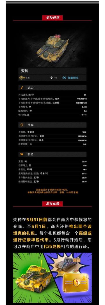 提高警惕！VII级变种坦克正在执勤！