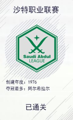 《超迷足球》赛事小百科-沙特职业联赛