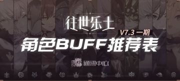 往世乐土丨V7.3一期推荐角色BUFF表