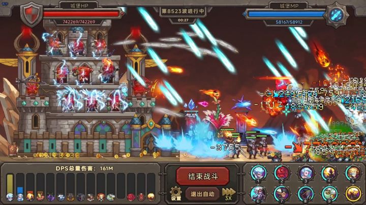 怪潮来袭挂机塔防《守城英雄传》开启Playtest试玩截图