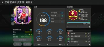 FC卡面故事：终结对手11连胜，荣誉提名球员加布里埃尔（下）