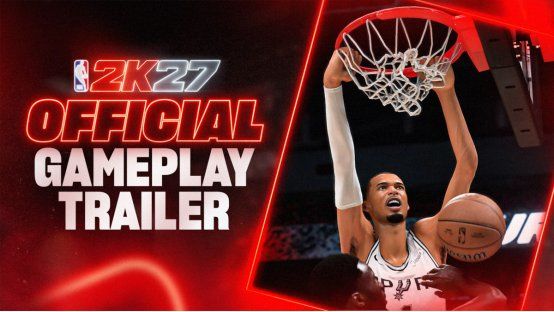 2K发布《NBA2K27》实机预告,展示游戏多项变动!截图