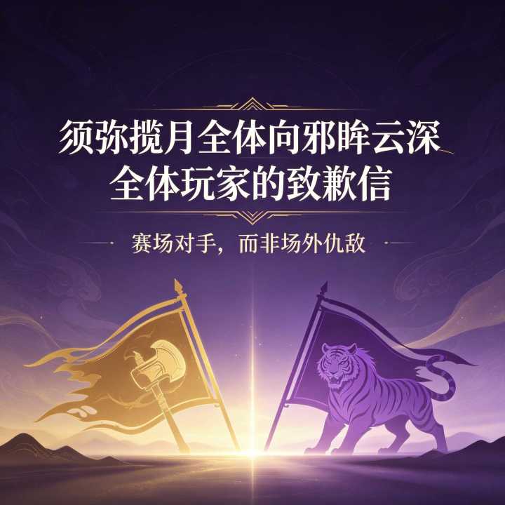 须弥揽月全体向邪眸云深全体玩家的致歉信截图