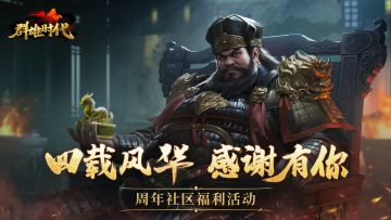 社区福利活动 | 四载风华，感谢有你