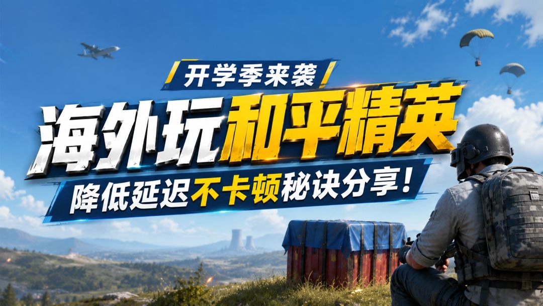海外打和平精英总是高延迟怎么办？优化线路降低延迟方案来了截图