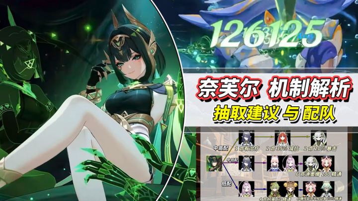 【月之一】奈芙尔机制分析|角色抽取建议,装备与配队参考截图