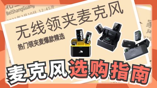 无线麦克风哪款好?无线麦克风一拖二哪个牌子好?麦克风推荐2025截图
