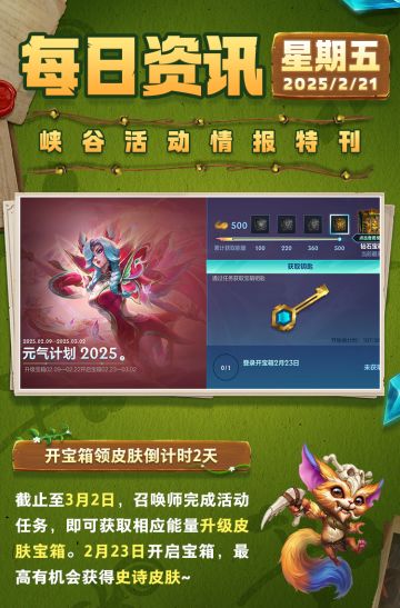 新英雄纳尔、新皮肤、新活动齐登场！无限乱斗模式今日火热开启~