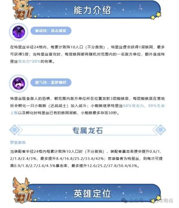 【龙石战争】召唤新大爹丨蜘蛛女王前瞻性配队推荐