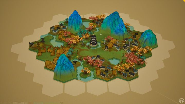 国风治愈拼图建造《千里山河录》steam页面上线截图