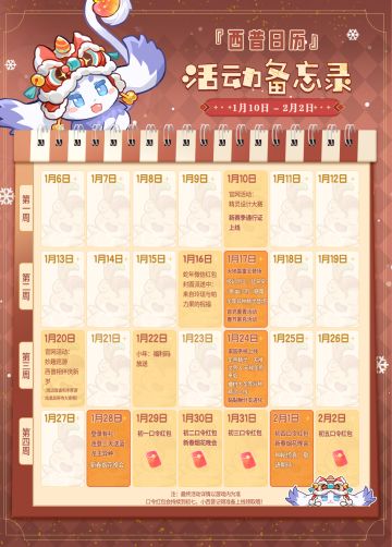 独家爆料！1月份的西普大陆将发生这些……