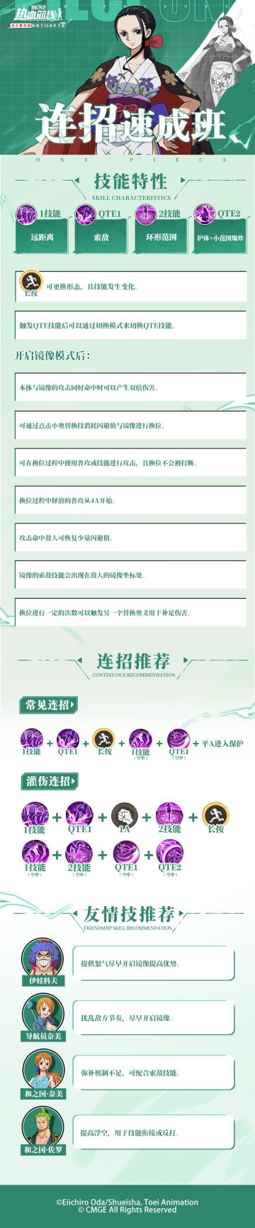 镜像分身不会控？和之国·罗宾连招宝典已送达！