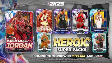 2K25MT卡包上新！100OVR乔丹上线！