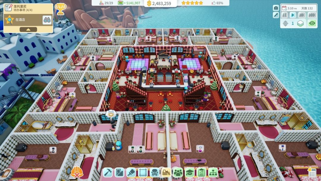 Steam特别好评！双点风格x酒店经营《酒店建筑师》夏促史低-22%截图