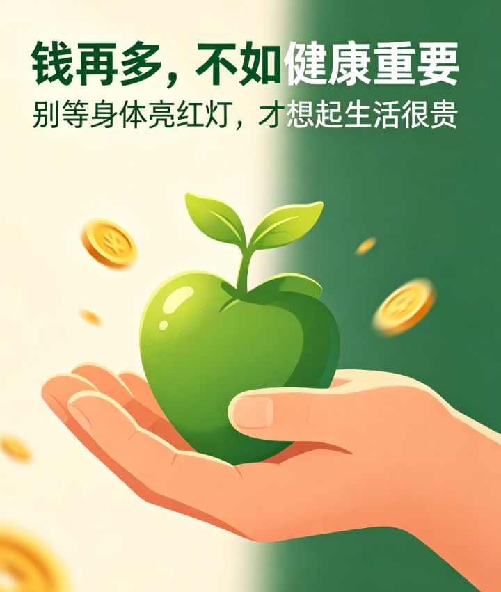 健康为底,方知财富皆为浮云截图