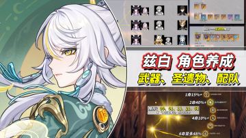 【月之四】兹白详细养成攻略｜武器、圣遗物、配队、命座全面分析