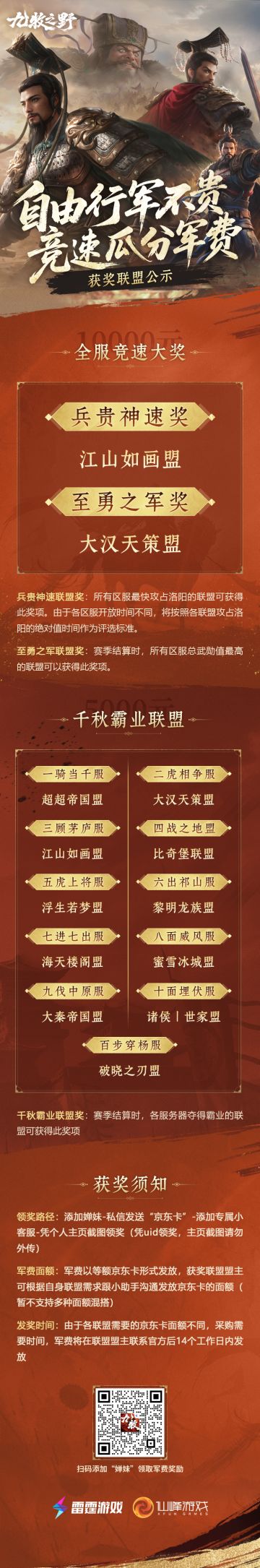 「东风测试」瓜分军费活动获奖联盟公示