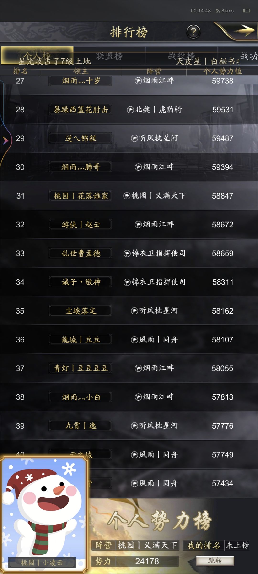 神将三国六雄争霸53区势力排石名 3