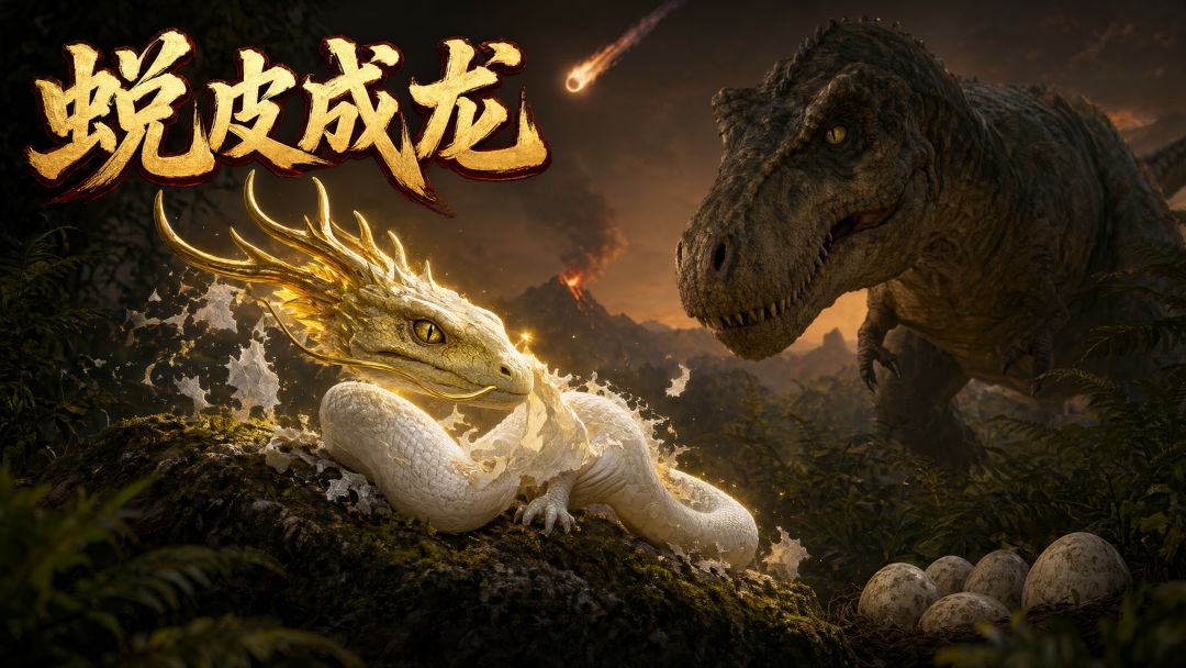 恐龙时代当一条小白蛇,想要什么就蜕皮长什么 1