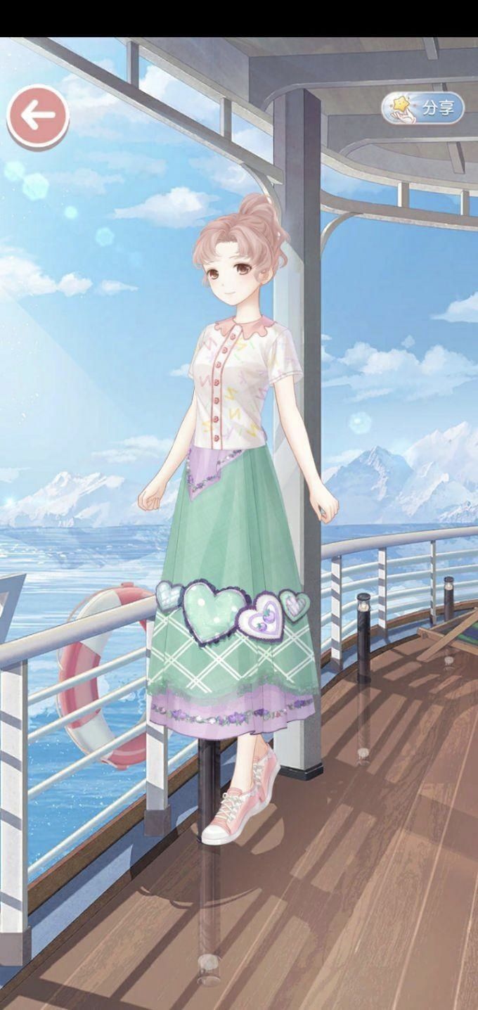奇迹暖暖七月获得服装搭配2 13