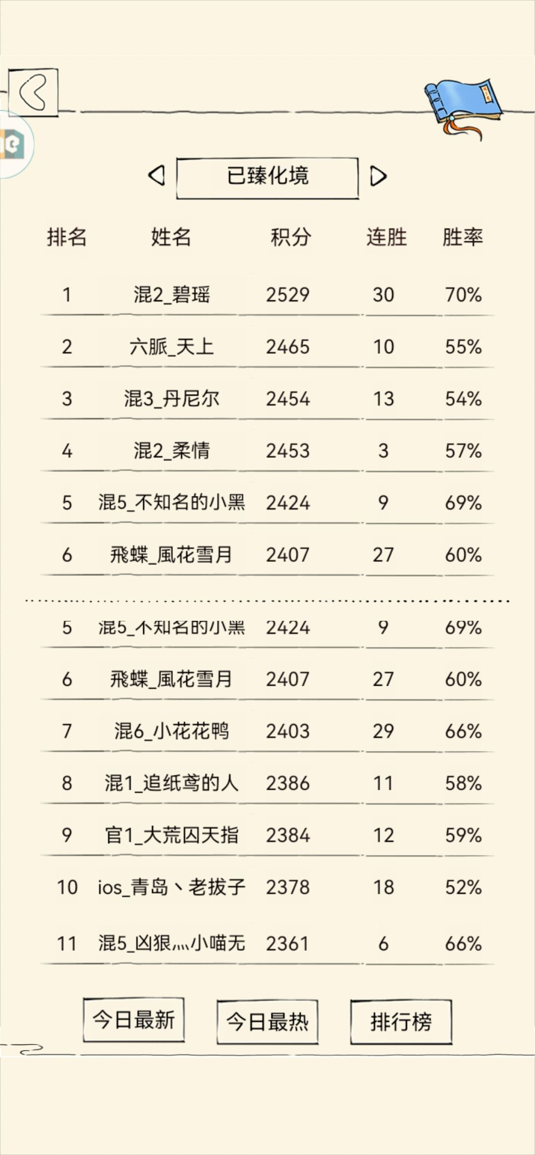 号还是有的，只是淡游了截图