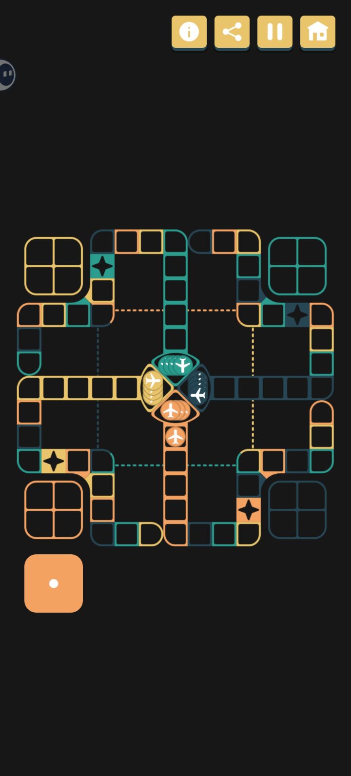 玩飞行棋输给了三个人机截图