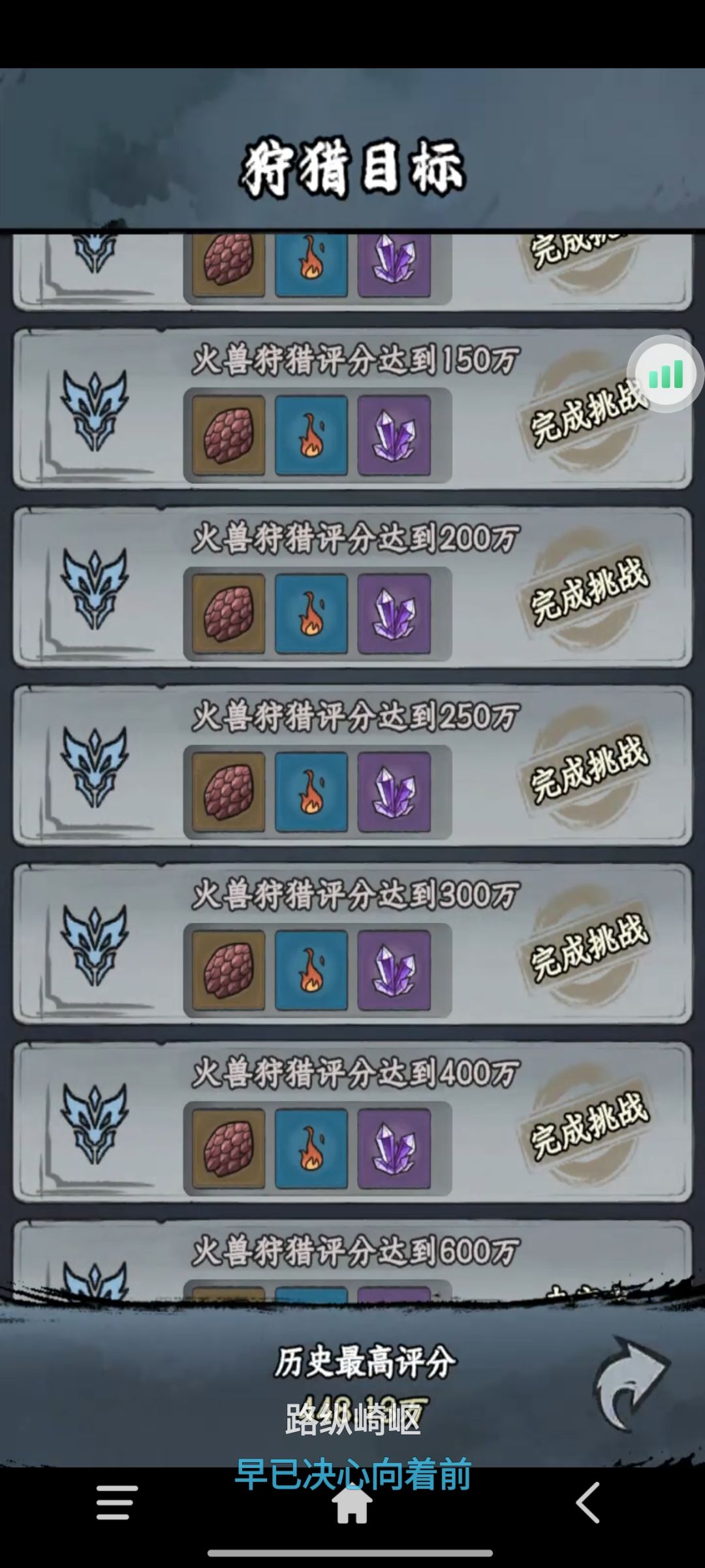 【共鸣新章】关于狩猎收益最大化（不用刀）截图
