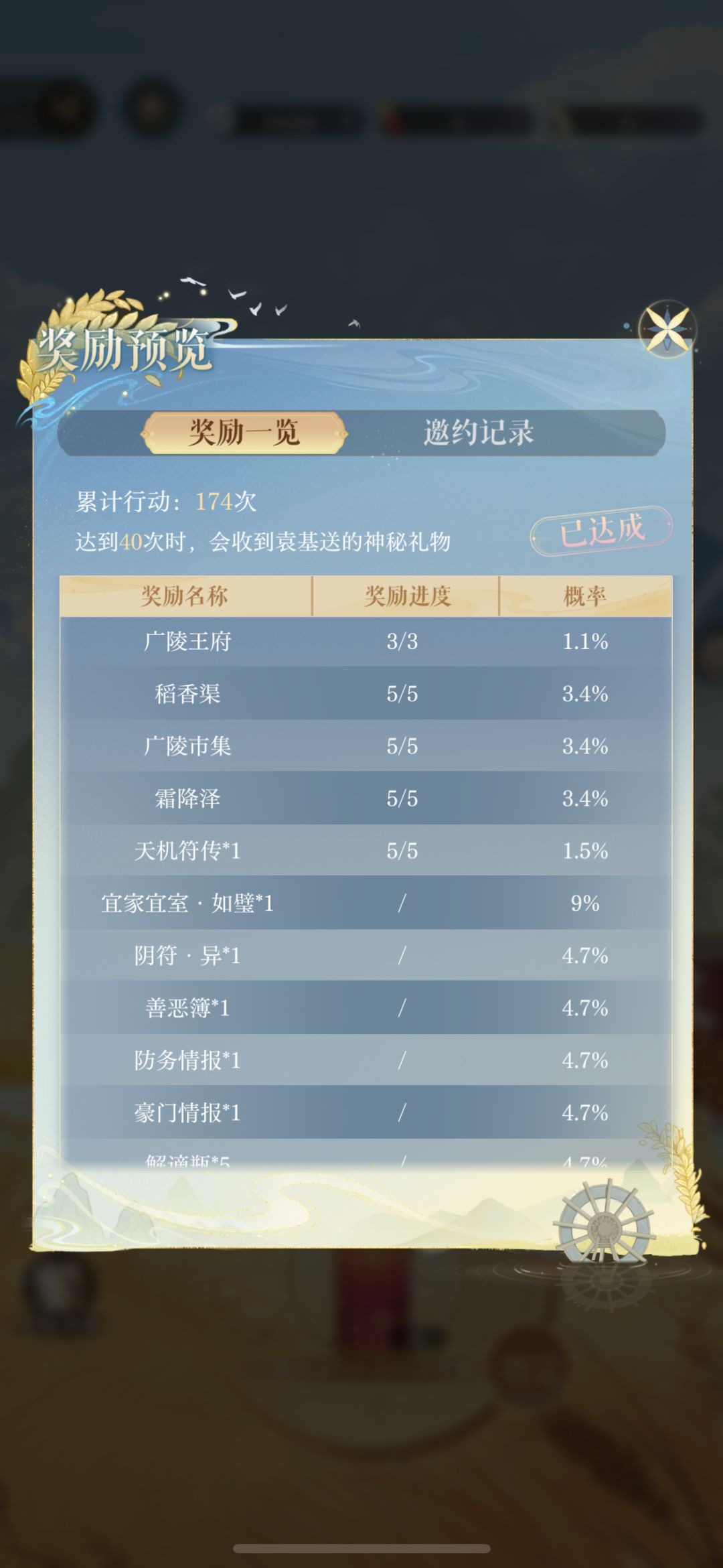 174次抽全所有约会+家具截图
