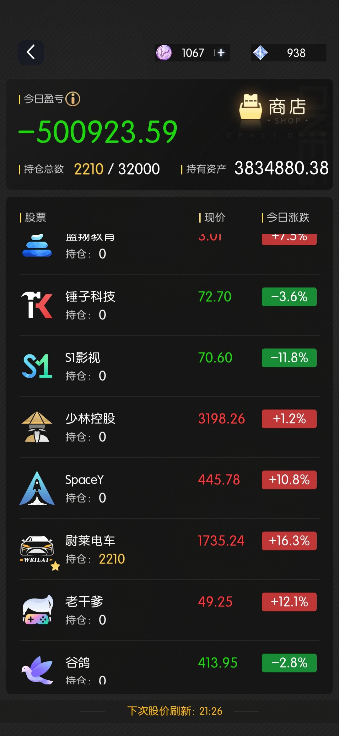一天赔两天 1