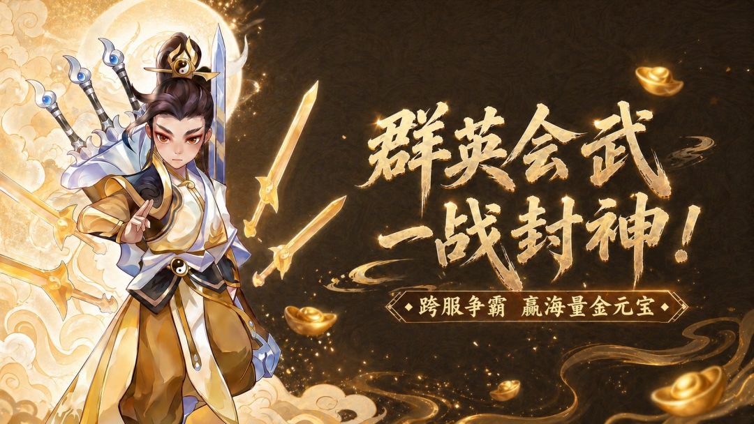 【已开奖】🔥 群英会武・一战封神！跨服争霸赢 海量金元宝！截图