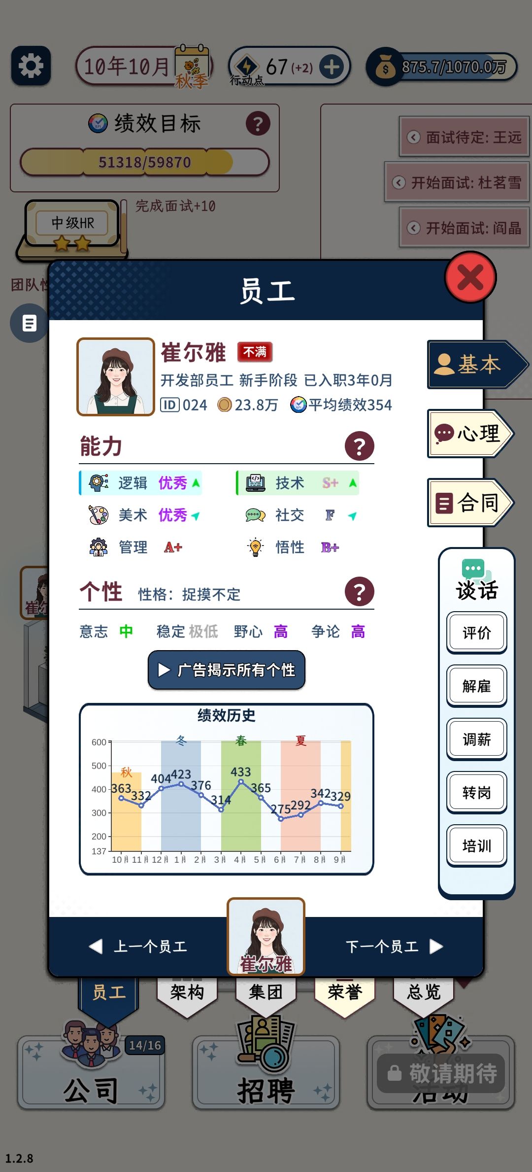 招人应该看什么属性啊 1