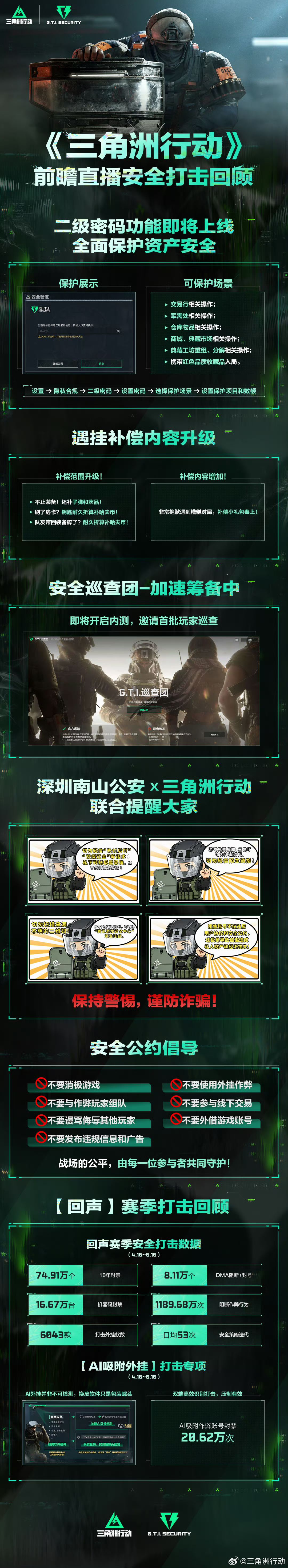 【快讯】三角洲S10裂变赛季反作弊系统升级 1
