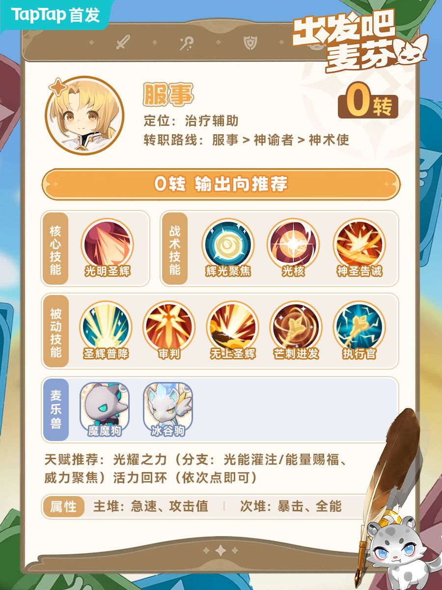 【出发吧麦芬】服事入坑指南 2