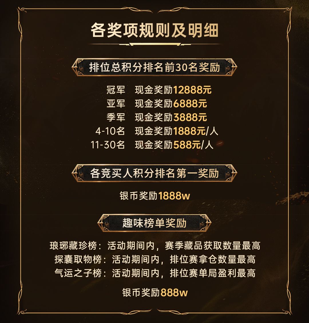📢 S2排位挑战赛·榜单公示 8