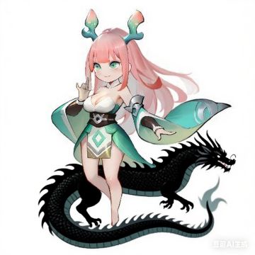 道友坐骑共创，黑龙，白莲，蓝焰马